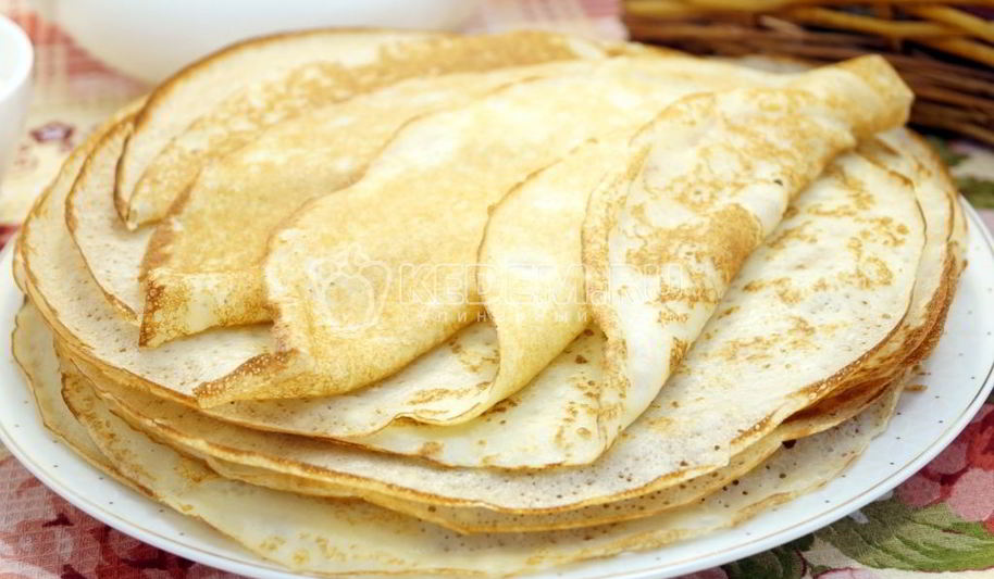 Рецепт тонких блинчиков на молоке