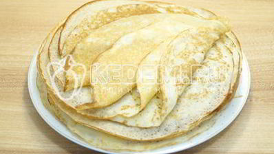 тонкие блинчики на молоке