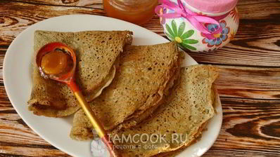 тонкие блины с дырочками на сметане