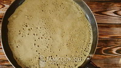 тонкие блины с дырочками на сметане