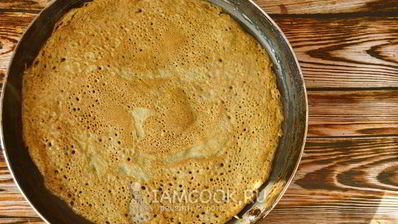 тонкие блины с дырочками на сметане