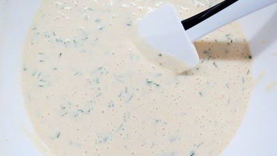 творожные блинчики с зеленью