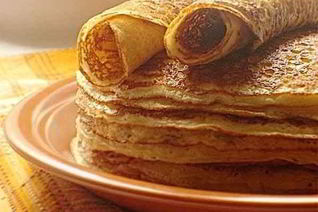 Веганские блины на миндальном молоке