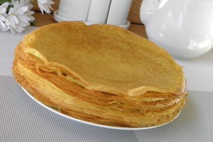 Вкусные блинчики на молоке