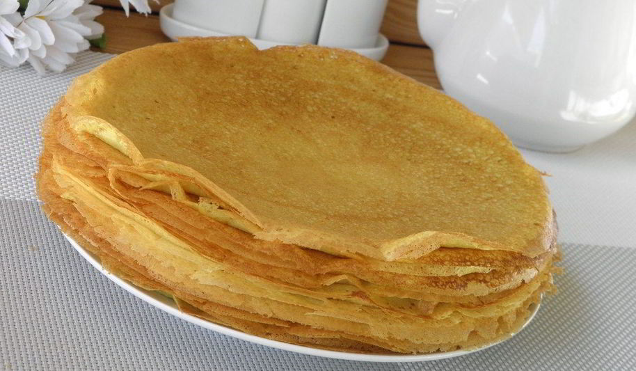 Рецепт вкусных блинчиков на молоке