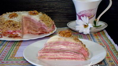 ячневые блины с творогом