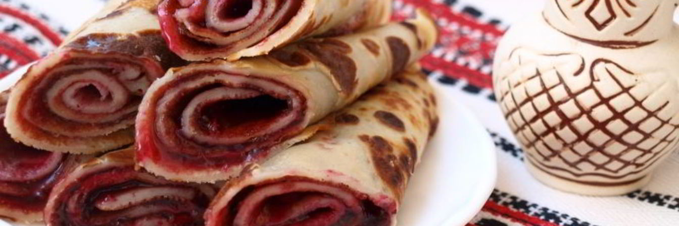 Заварные блины на сгущенном молоке