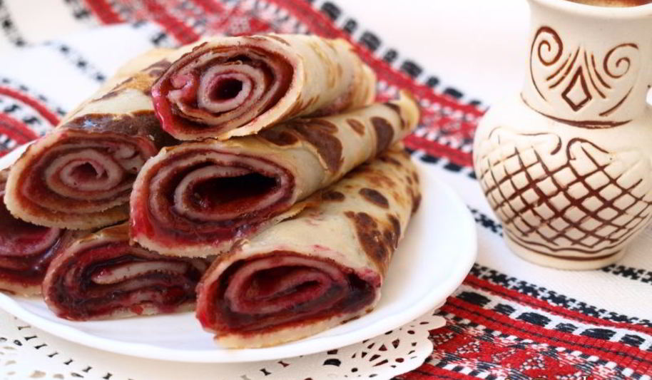 Рецепт заварных блинов на сгущенном молоке