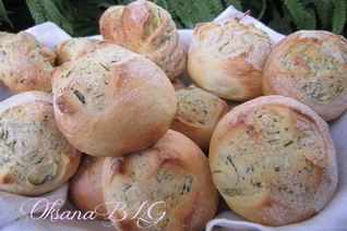 Болгарские булочки с укропом