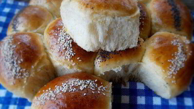 булочки из волшебного теста с сыром