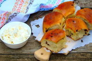 Булочки на рикотте с шоколадными каплями