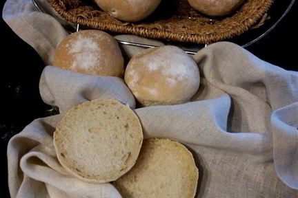 Булочки на солевом дрожжевом растворе