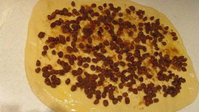 булочки с изюмом