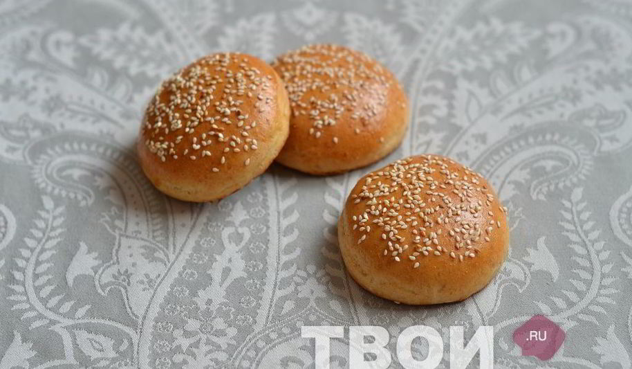 Рецепт булочек с кунжутом
