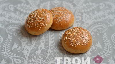 булочки с кунжутом