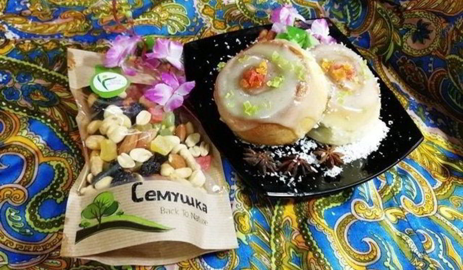 Рецепт булочек с орехами и корицей по мотивам синнабон