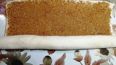 булочки с орехами и корицей по мотивам синнабон