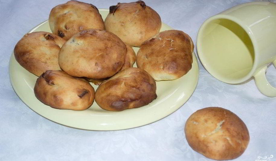 Рецепт булочек с сахаром без дрожжей