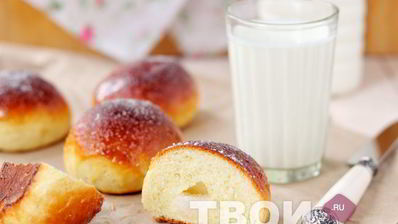 булочки с сахаром