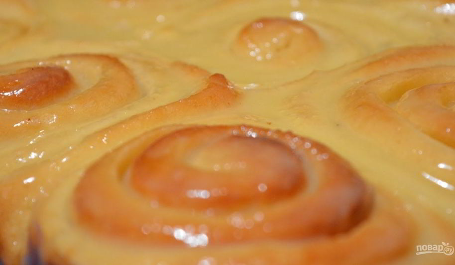 Рецепт булочек со сгущенкой