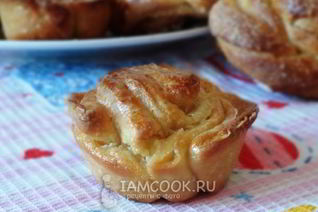 Домашние булочки — капкейки и завитки