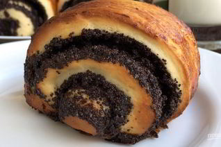 Домашние булочки с маком