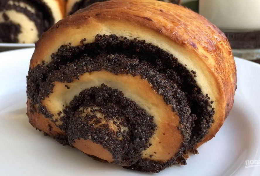 Домашние булочки с маком