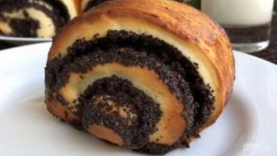 домашние булочки с маком