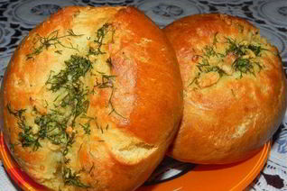 Домашние чесночные булочки
