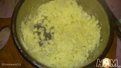 картофельные булочки с плавленным сыром