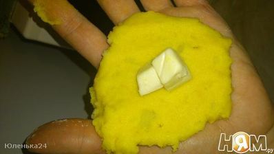 картофельные булочки с плавленным сыром