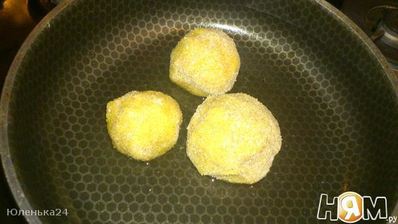 картофельные булочки с плавленным сыром