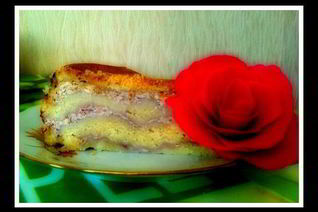 Королевская малиновая ватрушка в мультиварке