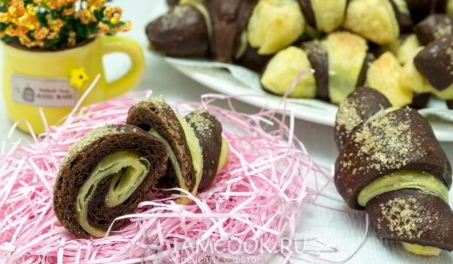 Рецепт круассанов из слоеного и дрожжевого теста