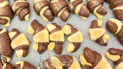 круассаны из слоеного и дрожжевого теста