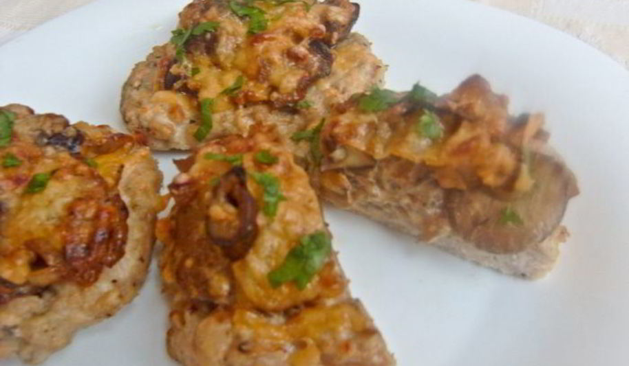 Рецепт куриных ватрушек с грибами