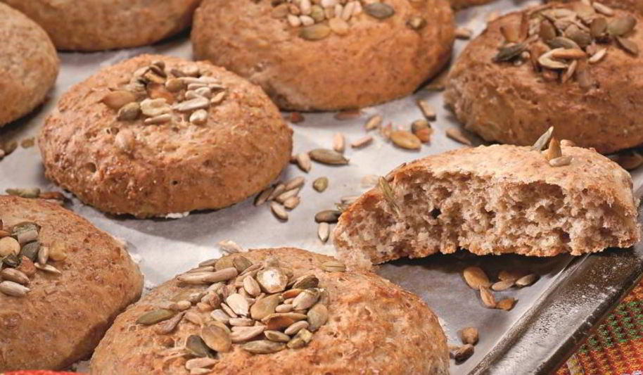 Рецепт овсяных булочек с семечками