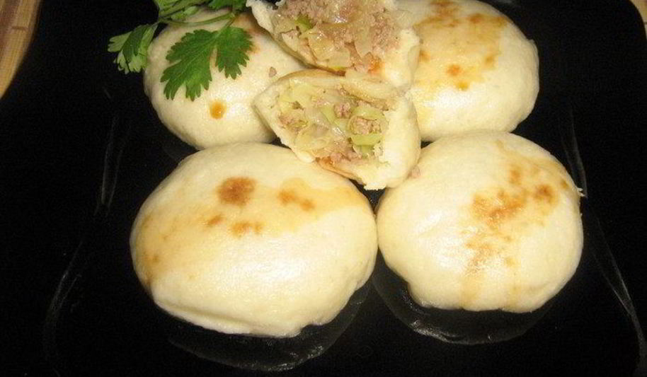 Рецепт паровых булочек с мясом и капустой