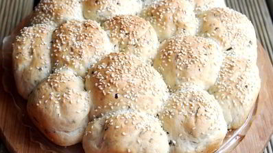 постные капустные булочки