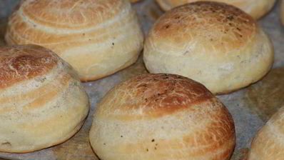 постные слоеные булочки