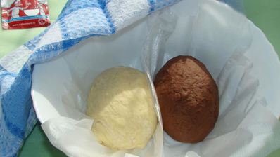 сдобные булочки с какао