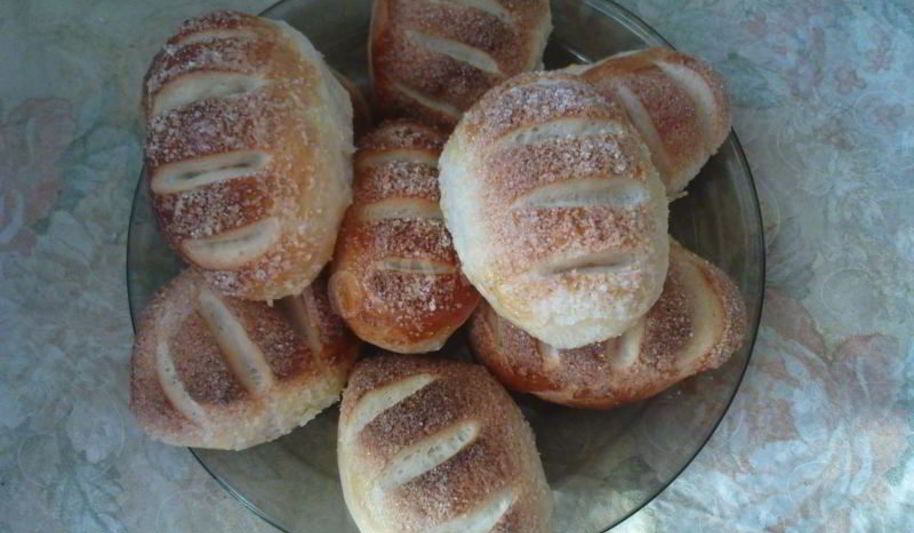 Рецепт сладких ванильных сахарных булочек