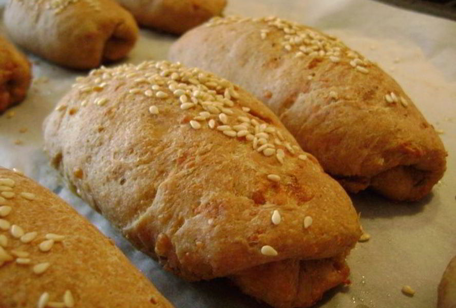 Сырные булочки с зеленью