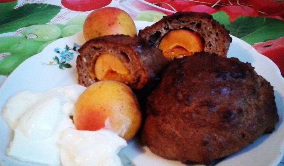 Рецепт творожных булочек с абрикосами