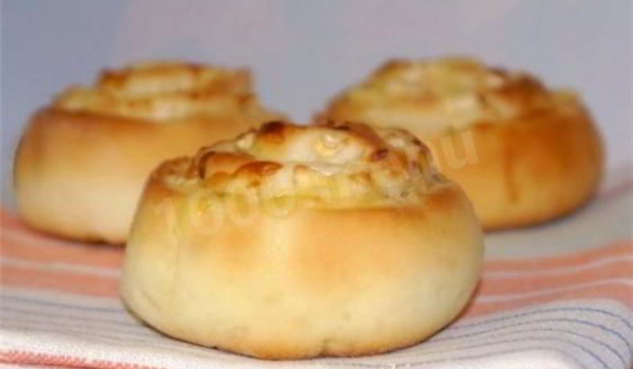 Рецепт ватрушки несладкой из дрожжевого теста