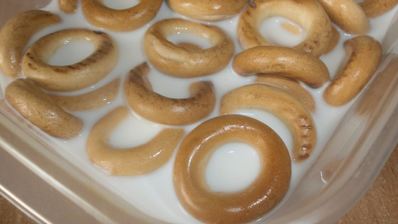 ватрушки из сушек с творогом