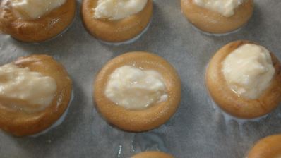 ватрушки из сушек с творогом