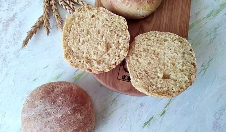 Рецепт закусочных булочек с отрубями и горчицей