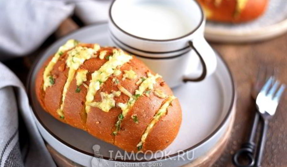 Рецепт запеченных булочек с сыром и зеленью