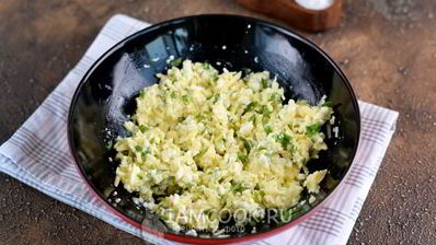 запеченные булочки с сыром и зеленью